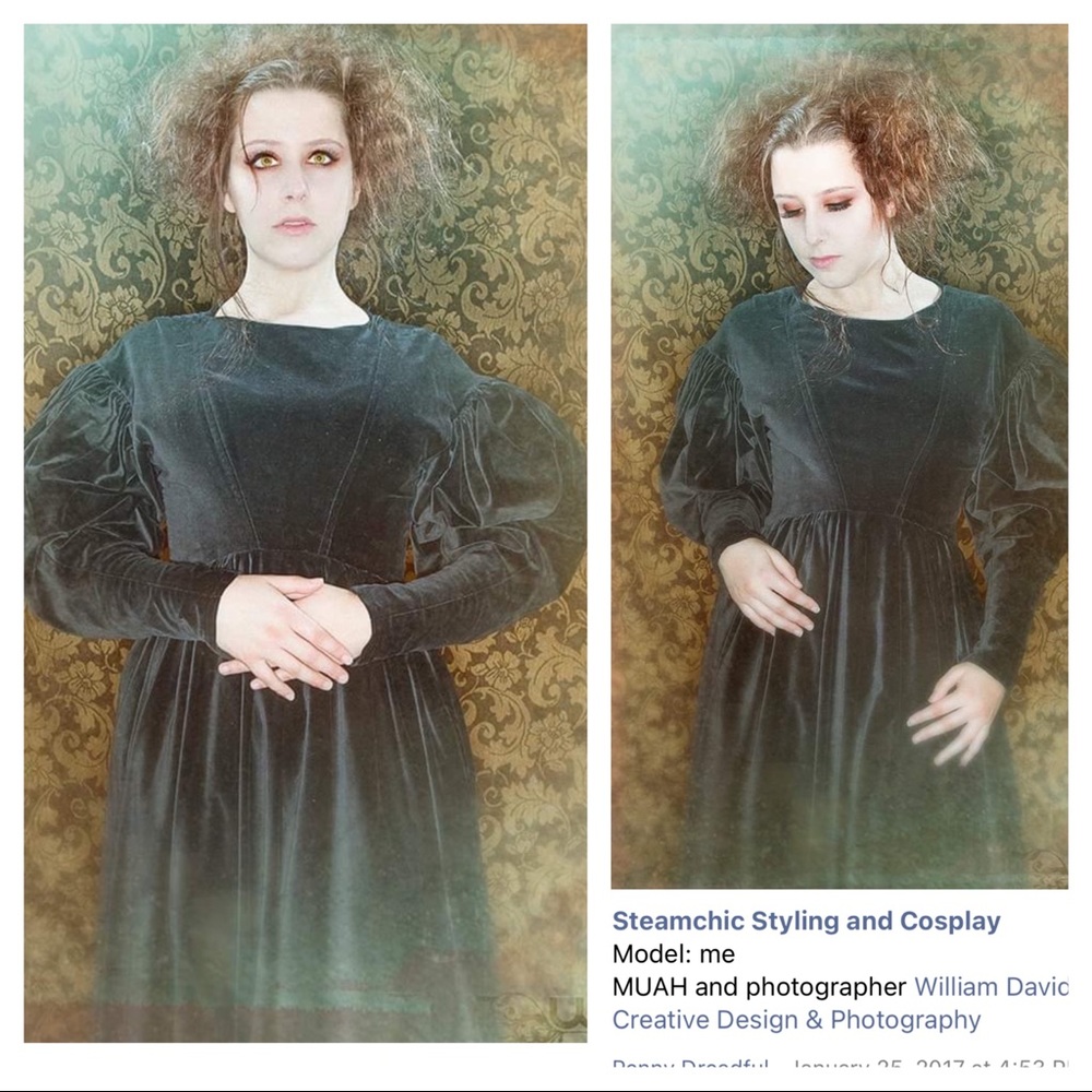 Vintage regency inspired gown - Picture 2 of 7